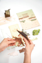 Load image into Gallery viewer, DIY Miniature House Book Nook Kit: Falling Sakura