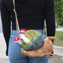 Load image into Gallery viewer, Snail Plush Crossbody Bag