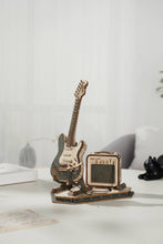 Load image into Gallery viewer, 3D Laser Cut Wooden Puzzle: Electric Guitar