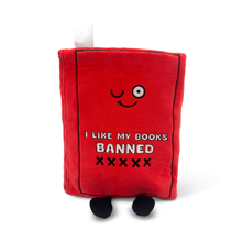 Load image into Gallery viewer, "I Like My Books Banned" Book Plush