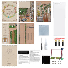 Load image into Gallery viewer, DIY Miniature House Book Nook Kit: Secret Garden