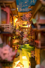 Load image into Gallery viewer, DIY Miniature House Book Nook Kit: Falling Sakura