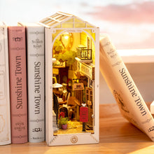 Load image into Gallery viewer, DIY Miniature House Book Nook Kit: Sunshine Town