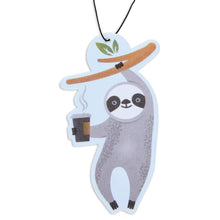 Load image into Gallery viewer, Coffee Sloth Air Freshener