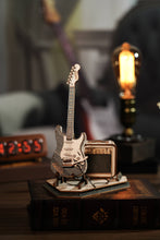 Load image into Gallery viewer, 3D Laser Cut Wooden Puzzle: Electric Guitar