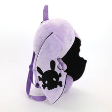 Load image into Gallery viewer, Purple Naughty Bunny Stuffed Backpack