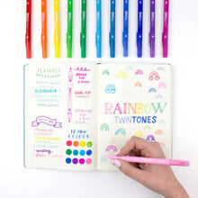 Load image into Gallery viewer, TwinTone Marker Set: Rainbow - 12 pack