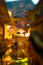 Load image into Gallery viewer, DIY Miniature House Book Nook Kit: Falling Sakura