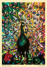 Load image into Gallery viewer, Tiffany: Displaying Peacock 1000 Piece Jigsaw Puzzle