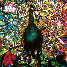 Load image into Gallery viewer, Tiffany: Displaying Peacock 1000 Piece Jigsaw Puzzle