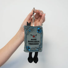 Load image into Gallery viewer, "Dark Romance Obsessed" Book Plush Bag Charm
