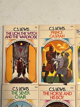 Load image into Gallery viewer, The Chronicles of Narnia C.S. Lewis 1970 First Collier Edition Complete Box Set