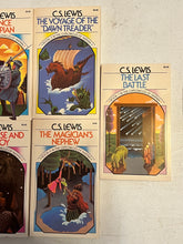 Load image into Gallery viewer, The Chronicles of Narnia C.S. Lewis 1970 First Collier Edition Complete Box Set