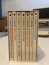 Load image into Gallery viewer, The Chronicles of Narnia C.S. Lewis 1970 First Collier Edition Complete Box Set