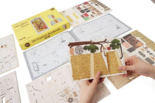 Load image into Gallery viewer, DIY Miniature House Book Nook Kit: Sunshine Town