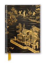 Load image into Gallery viewer, Chinese Lacquer Black & Gold Screen Journal
