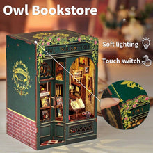 Load image into Gallery viewer, DIY Book Nook Kit: Owl Bookstore