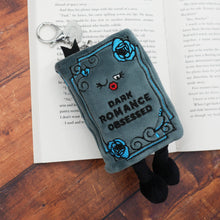 Load image into Gallery viewer, "Dark Romance Obsessed" Book Plush Bag Charm
