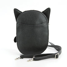 Load image into Gallery viewer, Floral Sugar Skull Cat Crossbody Bag
