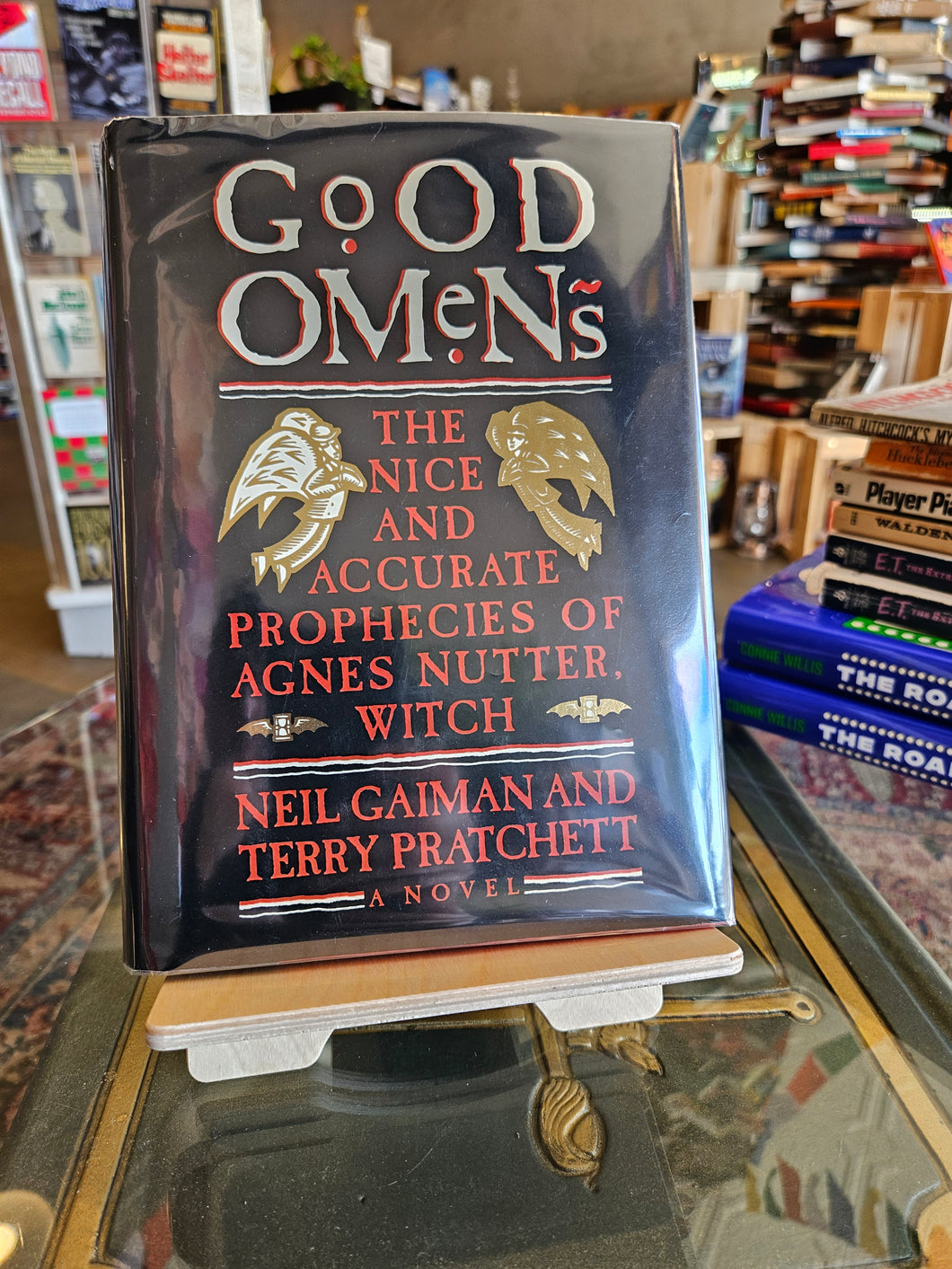 Good Omens by Neil Gaiman and Terry Pratchett (1st edition)