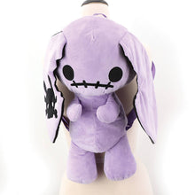 Load image into Gallery viewer, Purple Naughty Bunny Stuffed Backpack
