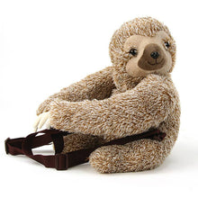 Load image into Gallery viewer, Sloth Furry Backpack
