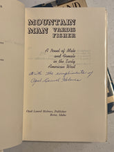 Load image into Gallery viewer, Mountain Man, by Vardis Fisher rare Robert Reford &quot;Mountain Man&quot; cover (Signed by publisher)
