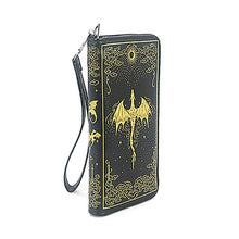Load image into Gallery viewer, Romantasy Dragon Book Wallet in Vnyl
