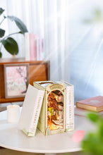 Load image into Gallery viewer, DIY Miniature House Book Nook Kit: Falling Sakura
