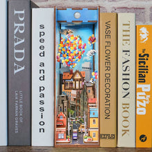 Load image into Gallery viewer, DIY Miniature House Book Nook Kit: Travel with the Wind
