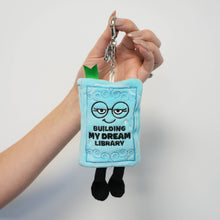 Load image into Gallery viewer, "Building My Dream Library" Book Plush Bag Charm
