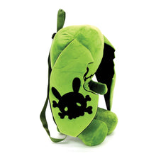 Load image into Gallery viewer, Green Naughty Bunny Stuffed Backpack
