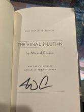 Load image into Gallery viewer, The Final Solution, by Michael Chabon (Signed)
