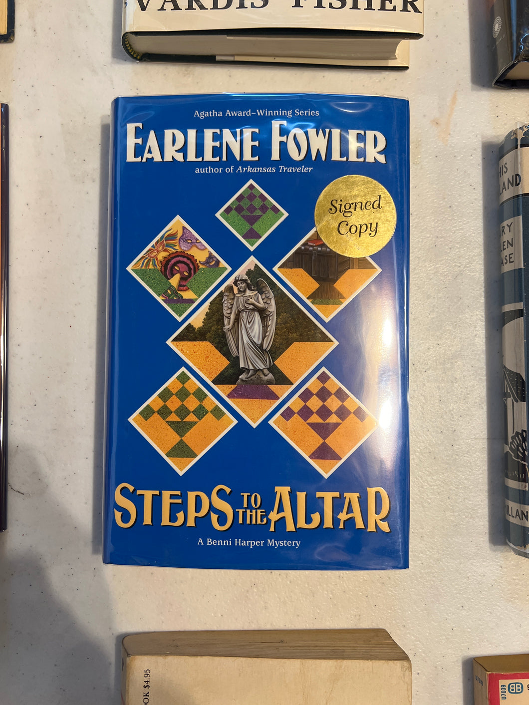 Steps to the Alter, by Earlene Fowler (Signed)