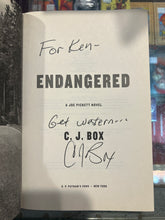 Load image into Gallery viewer, Endangered, by C. J. Box (Signed)
