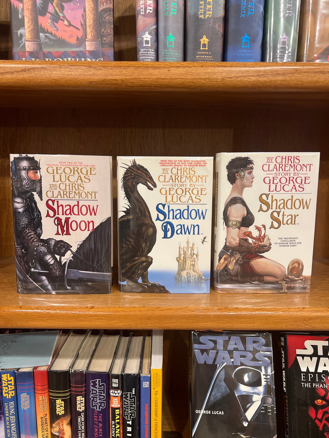 Chronicles of the Shadow War Trilogy, by George Lucas, and Chris Claremont (Complete Set)