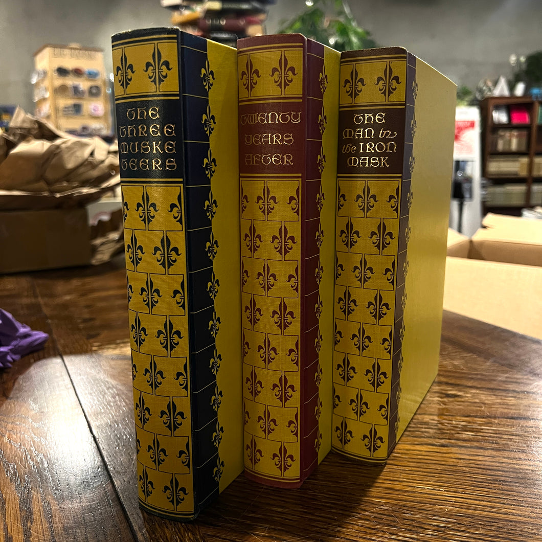 Alexandre Dumas Set, Three-Volume, The Three Musketeers, Twenty Years After, The Man in the Iron Mask