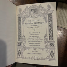 Load image into Gallery viewer, The Essays of Montaigne, 3 Volumes, Heritage Press
