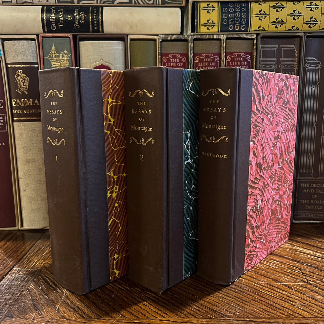 The Essays of Montaigne, 3 Volumes, Heritage Press