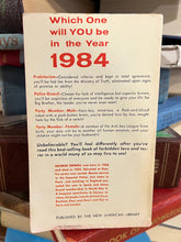 Load image into Gallery viewer, 1984, by George Orwell
