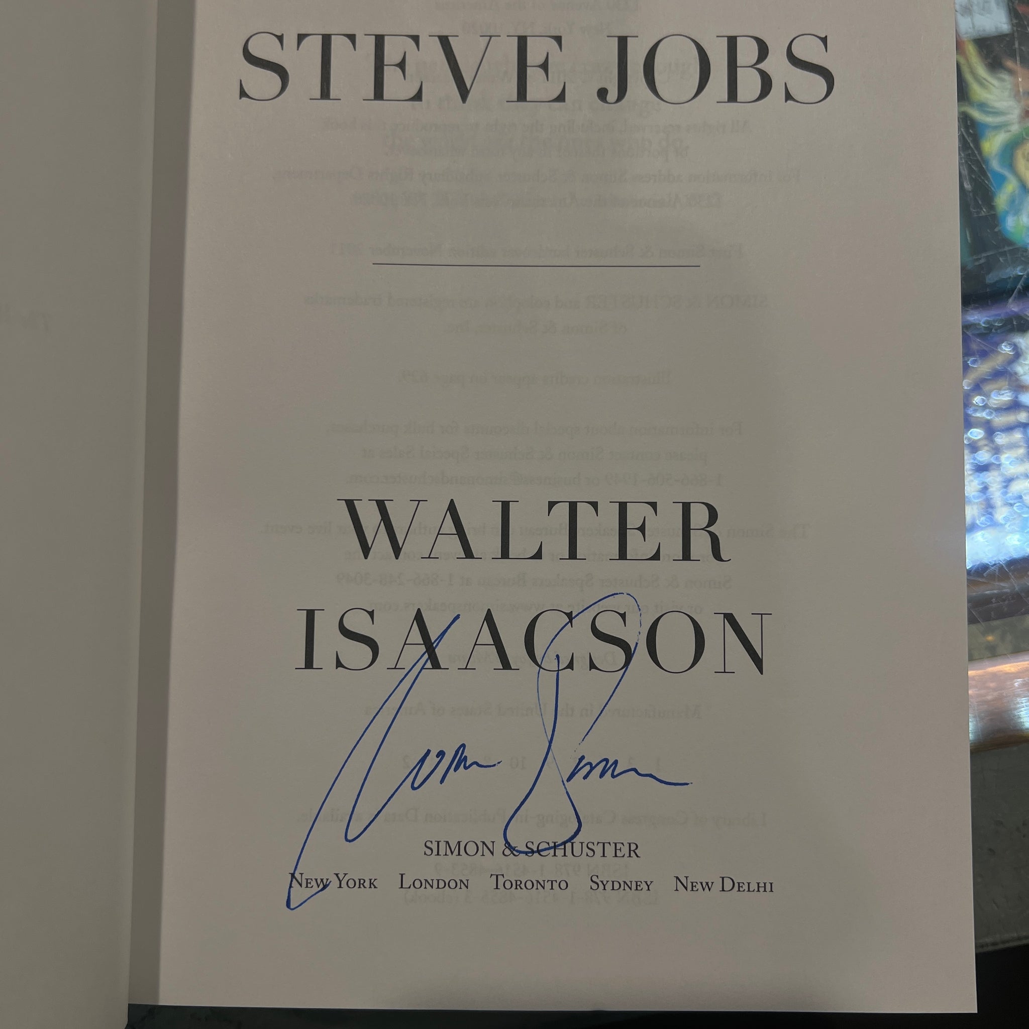 Steve Jobs, by Walter Isaacson (Signed) – Books At Midnight