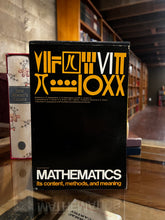 Load image into Gallery viewer, Mathematics its content, methods, and meaning (Three Volume Set, 2nd Edition)
