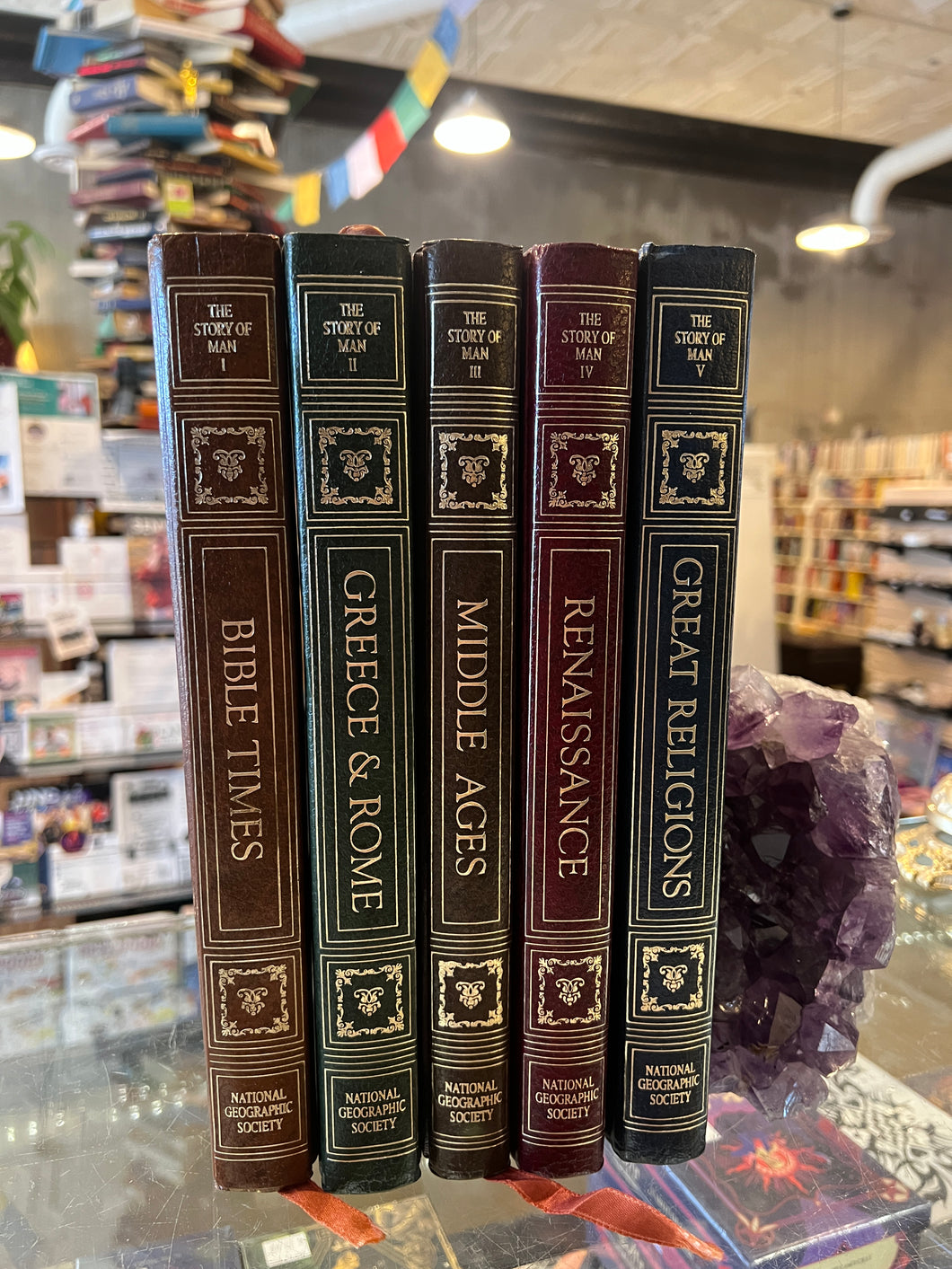 The Story of Man Volumes I-V, by National Geographic