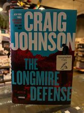 Load image into Gallery viewer, The Longmire Defense, by Craig Johnson (Signed)
