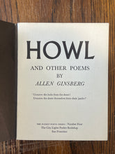 Load image into Gallery viewer, Howl, by Allen Ginsberg
