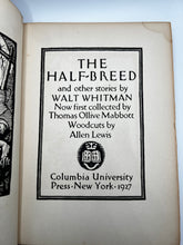 Load image into Gallery viewer, Short Stories, by Walt Whitman, Woodcuts by Allen Lewis
