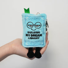 Load image into Gallery viewer, "Building My Dream Library" Book Plush Bag Charm
