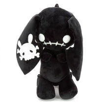 Load image into Gallery viewer, Black Naughty Bunny Stuffed Backpack
