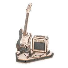 Load image into Gallery viewer, 3D Laser Cut Wooden Puzzle: Electric Guitar
