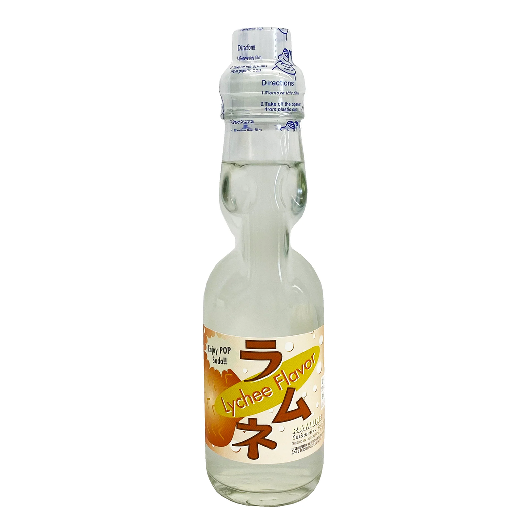 Ramune Lychee (Fuji), Glass Bottle